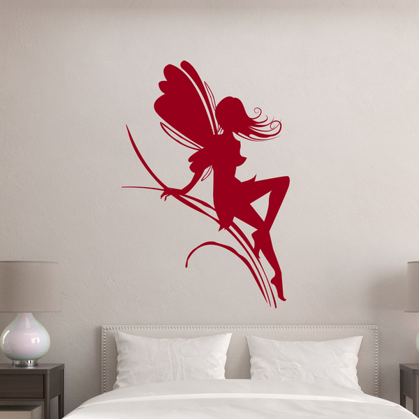 Wall Stickers: Fairy girl on herbs