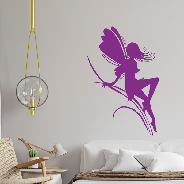 Wall Stickers: Fairy girl on herbs