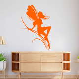 Wall Stickers: Fairy girl on herbs 3