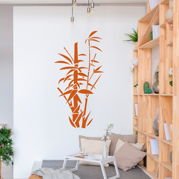 Wall Stickers: Floral bamboo canes