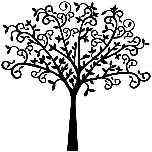 Wall Stickers: Original tree silhouette