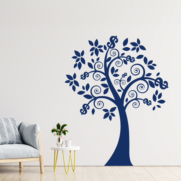 Wall Stickers: Floral Money Tree