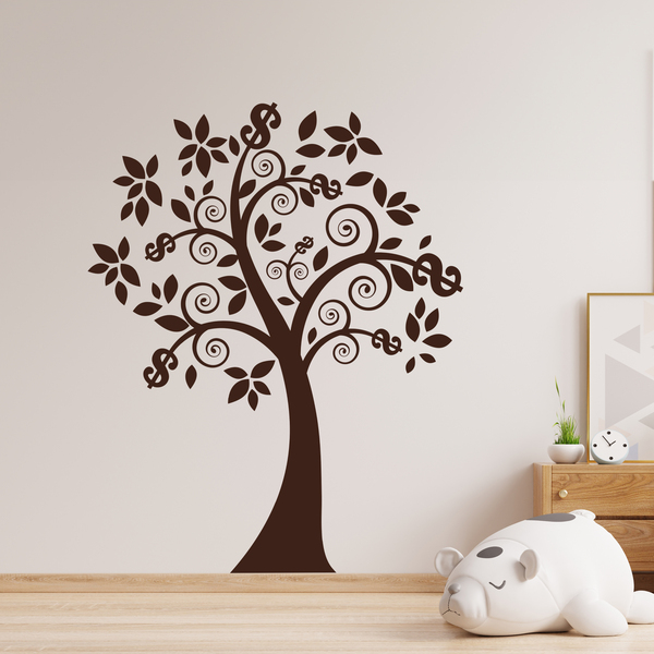 Wall Stickers: Floral Money Tree