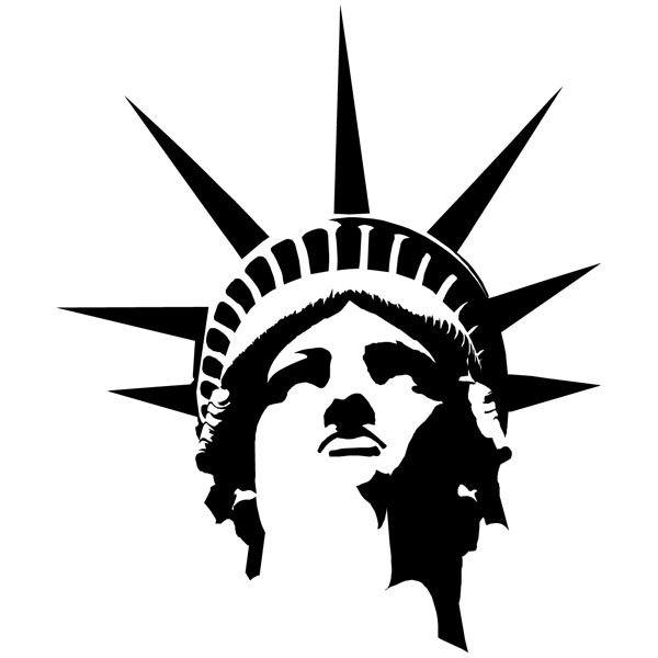 Wall Stickers: Head of the Statue of Liberty