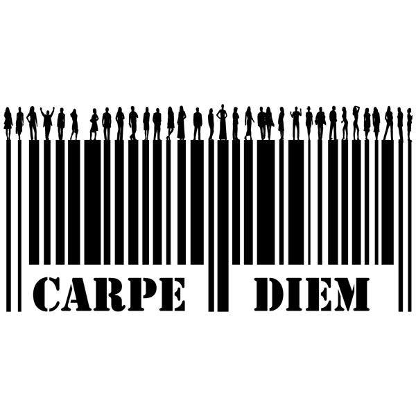 Wall Stickers: Carpe Diem - Barcode