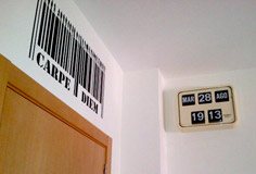 Wall Stickers: Carpe Diem - Barcode 8