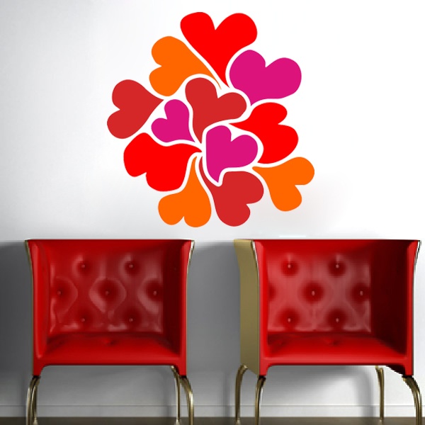 Wall sticker Hearts