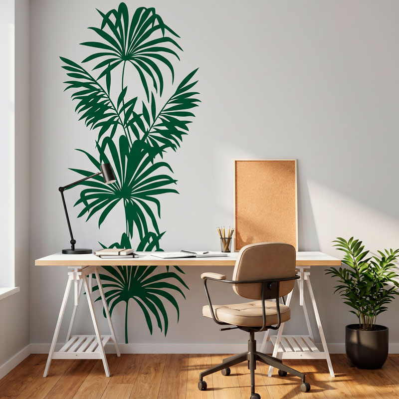 Wall Stickers: Tropical Palm Leaves