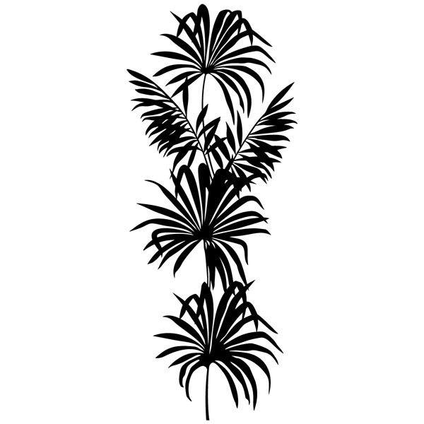 Wall Stickers: Tropical Palm Leaves