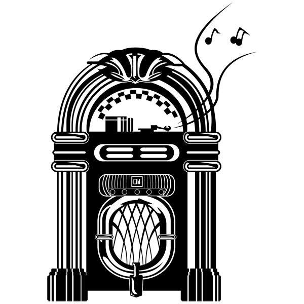 Wall Stickers: Jukebox Wurlitzer