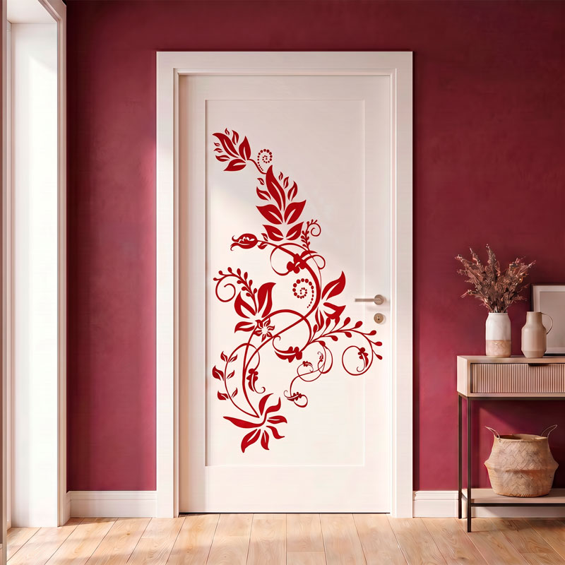 Floral Vine Wall Decal 4