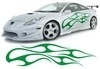 Car & Motorbike Stickers: New Flaming 3