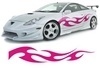 Car & Motorbike Stickers: New Flaming 4