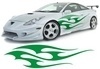 Car & Motorbike Stickers: New Flaming 7
