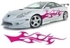 Car & Motorbike Stickers: New Flaming 18