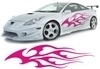 Car & Motorbike Stickers: New Flaming 34