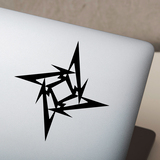 Car & Motorbike Stickers: Angular Star Logo Metallica 2