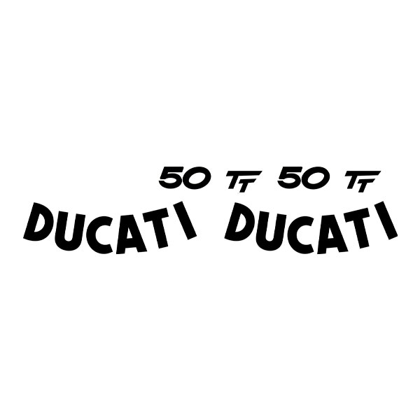 Car & Motorbike Stickers: Ducati 50 tt