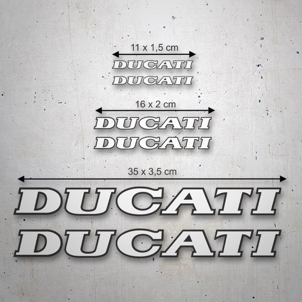 Car & Motorbike Stickers: Set 6X Ducati
