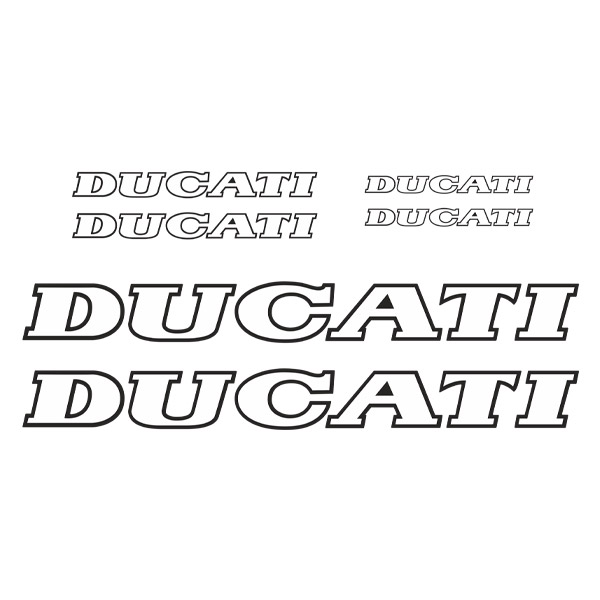 Car & Motorbike Stickers: Set 6X Ducati