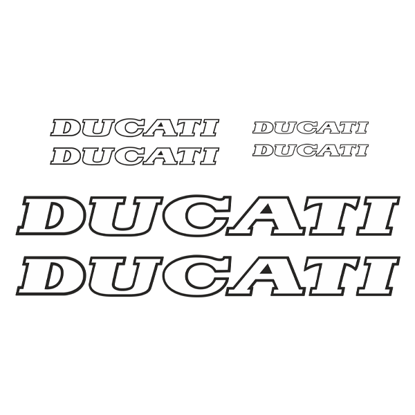 Car & Motorbike Stickers: Set 6X Ducati