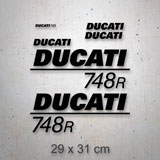 Car & Motorbike Stickers: Set 6X Ducati 748 R 2