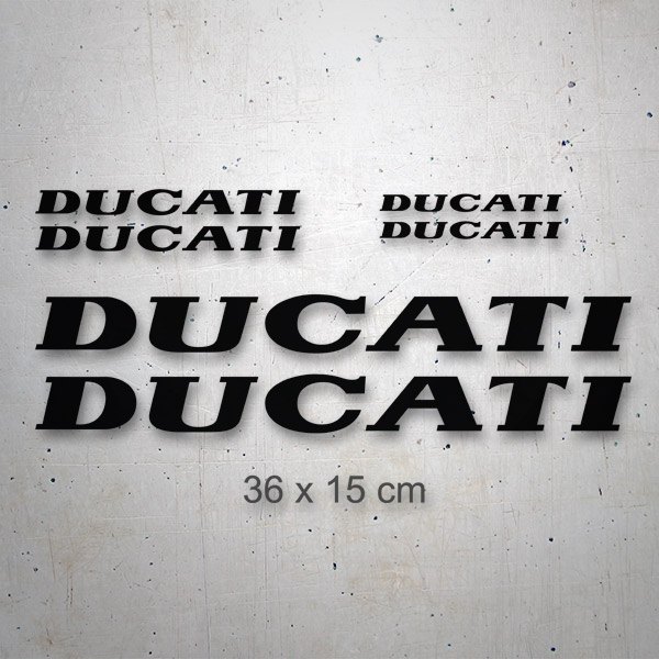 Car & Motorbike Stickers: Set 6X Ducati II