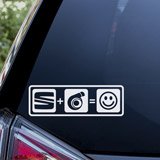 Car & Motorbike Stickers: Seat, Turbo and Happiness 2