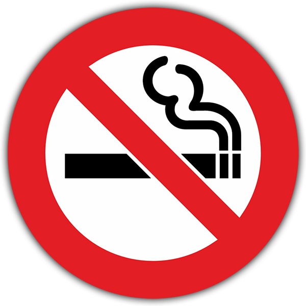 Car & Motorbike Stickers: Sticker No smoking