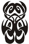 Car & Motorbike Stickers: Tribal Art 74