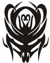 Car & Motorbike Stickers: Tribal Art 75