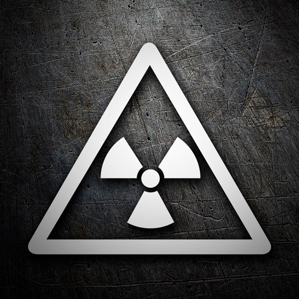 Car & Motorbike Stickers: Radioactivity alert