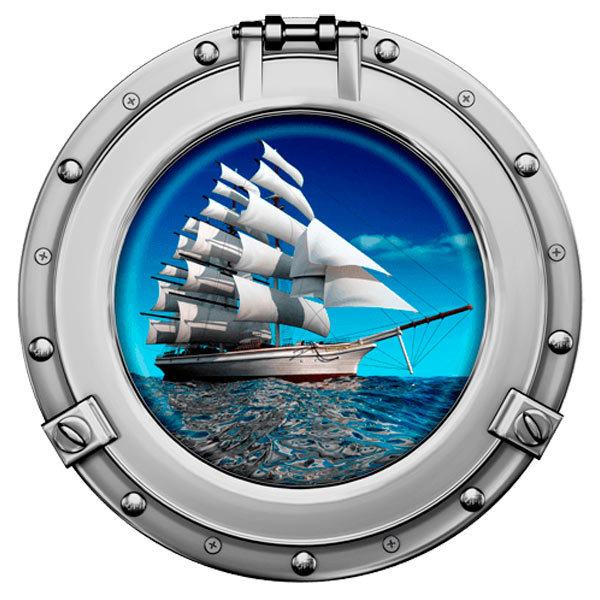 Wall Stickers: Sailboat porthole