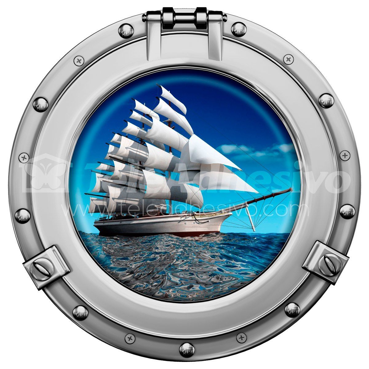 Wall Stickers: Sailboat porthole