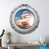 Wall Stickers: Pirate sailing ship 4