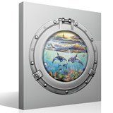 Wall Stickers: Dolphins and sailboat 4