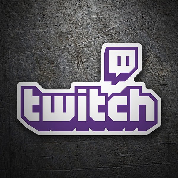 Car & Motorbike Stickers: Twitch Logo