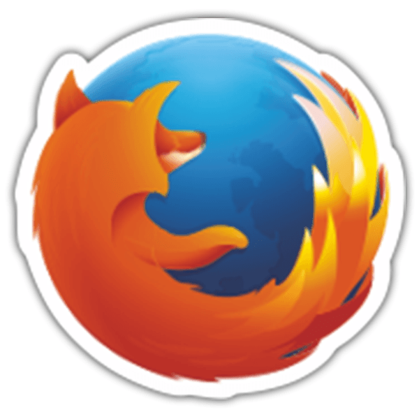 Car & Motorbike Stickers: Mozilla Firefox Logo
