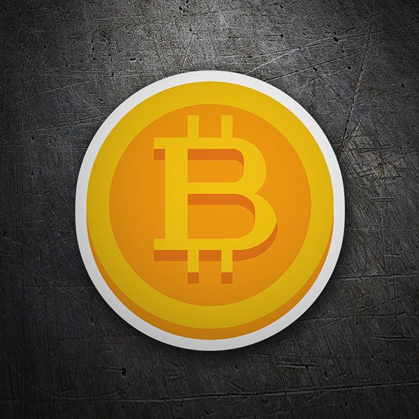 Car & Motorbike Stickers: Bitcoin Symbol