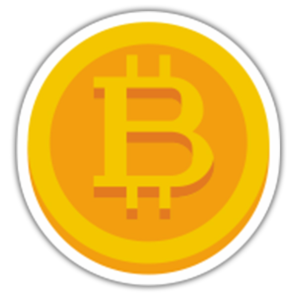 Car & Motorbike Stickers: Bitcoin Symbol