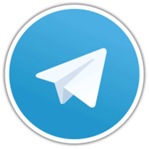 Car & Motorbike Stickers: Telegram Messenger 0