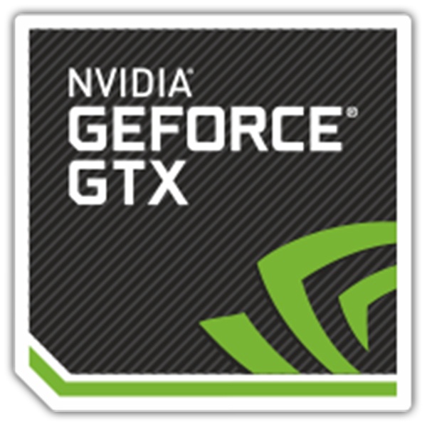 Car & Motorbike Stickers: NVIDIA GeForce GTX