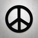 Car & Motorbike Stickers: Peace Symbol 2