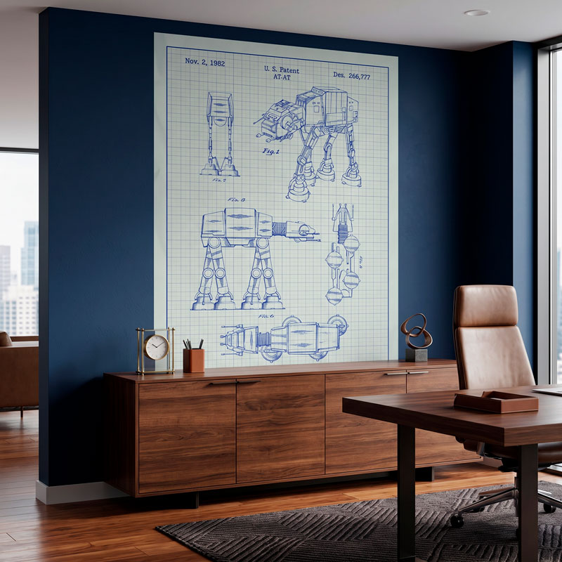 AT-AT white patent 3/6