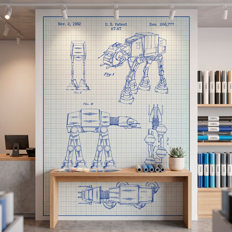 AT-AT white patent 4/6