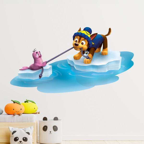 Stickers for Kids: Paw Patrol - Chase a seal rescue