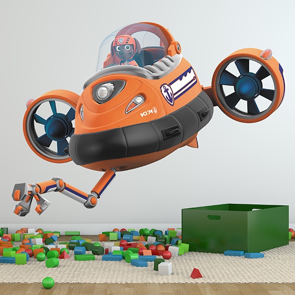 Stickers for Kids: Paw Patrol - Zuma on your vehicle