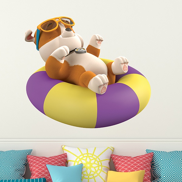 Stickers for Kids: Paw Patrol - Rubble with float