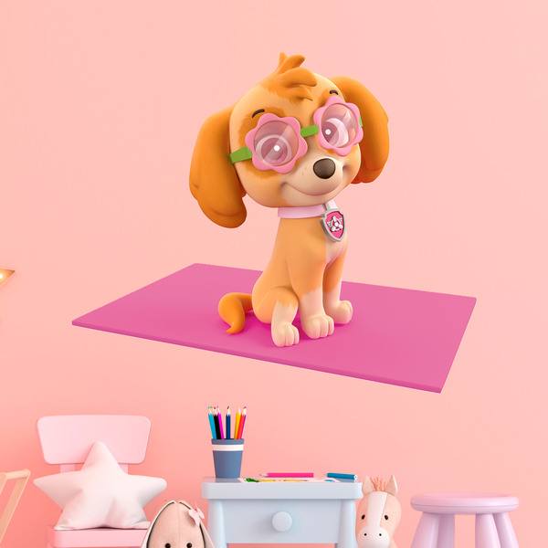 Stickers for Kids: Paw Patrol - Skye taking the Sun