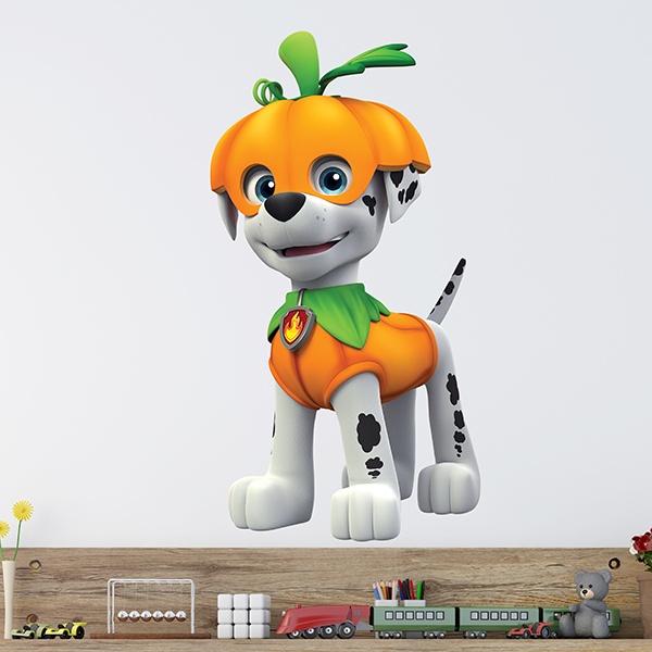 Stickers for Kids: Paw Patrol - Marshall on Halloween